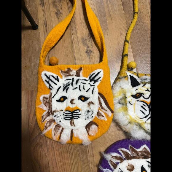 Cat style Woolen handmade bags - Picture 8 of 12